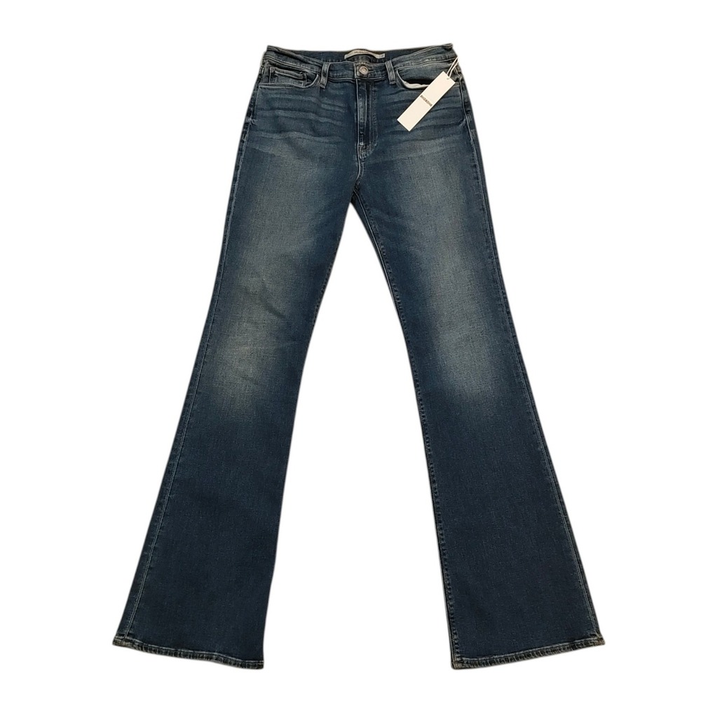 Hudson NEW Barbara High Rise Bootcut Jeans Medium Wash Blue Denim Flare  Size 30